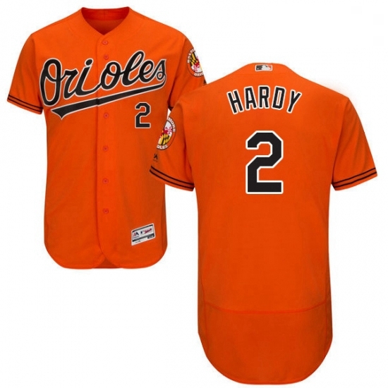 Mens Majestic Baltimore Orioles 2 JJ Hardy Orange Alternate Flex Base Authentic Collection MLB Jersey Mens Majestic Baltimore Orioles 2 JJ Hardy Orange Alternate Flex Base Authentic Collection MLB Jersey
