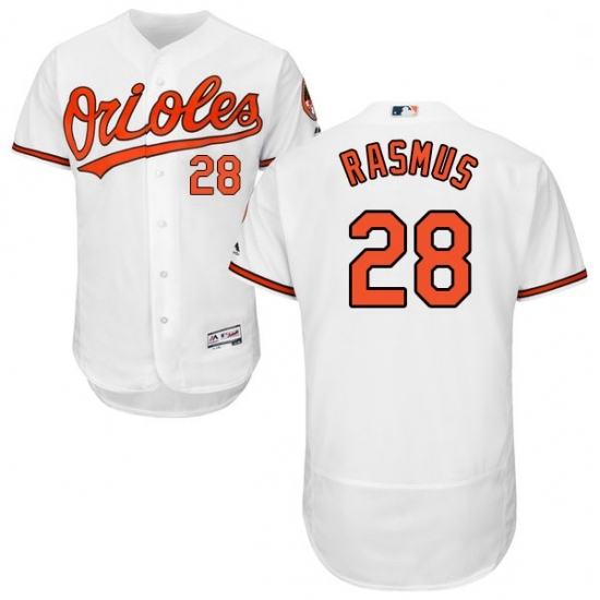 Mens Majestic Baltimore Orioles 28 Colby Rasmus White Home Flex Base Authentic Collection MLB Jersey Mens Majestic Baltimore Orioles 28 Colby Rasmus White Home Flex Base Authentic Collection MLB Jersey