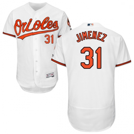 Mens Majestic Baltimore Orioles 31 Ubaldo Jimenez White Home Flex Base Authentic Collection MLB Jersey Mens Majestic Baltimore Orioles 31 Ubaldo Jimenez White Home Flex Base Authentic Collection MLB Jersey