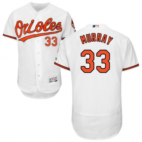 Mens Majestic Baltimore Orioles 33 Eddie Murray White Home Flex Base Authentic Collection MLB Jersey Mens Majestic Baltimore Orioles 33 Eddie Murray White Home Flex Base Authentic Collection MLB Jersey