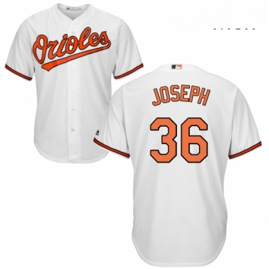 Mens Majestic Baltimore Orioles 36 Caleb Joseph Replica White Home Cool Base MLB Jersey Mens Majestic Baltimore Orioles 36 Caleb Joseph Replica White Home Cool Base MLB Jersey
