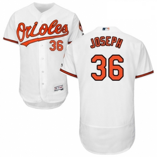 Mens Majestic Baltimore Orioles 36 Caleb Joseph White Home Flex Base Authentic Collection MLB Jersey Mens Majestic Baltimore Orioles 36 Caleb Joseph White Home Flex Base Authentic Collection MLB Jersey