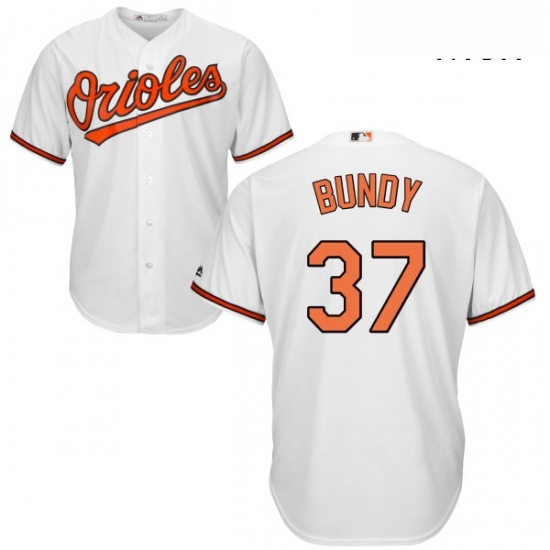 Mens Majestic Baltimore Orioles 37 Dylan Bundy Replica White Home Cool Base MLB Jersey Mens Majestic Baltimore Orioles 37 Dylan Bundy Replica White Home Cool Base MLB Jersey