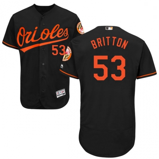 Mens Majestic Baltimore Orioles 53 Zach Britton Black Alternate Flex Base Authentic Collection MLB Jersey Mens Majestic Baltimore Orioles 53 Zach Britton Black Alternate Flex Base Authentic Collection MLB Jersey