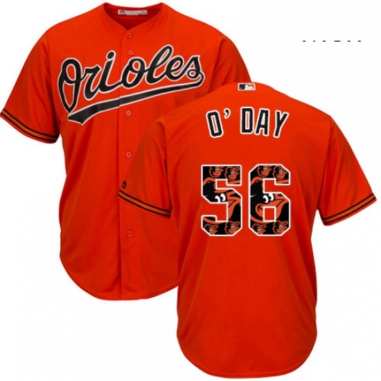 Mens Majestic Baltimore Orioles 56 Darren ODay Authentic Orange Team Logo Fashion Cool Base MLB Jersey Mens Majestic Baltimore Orioles 56 Darren ODay Authentic Orange Team Logo Fashion Cool Base MLB Jersey