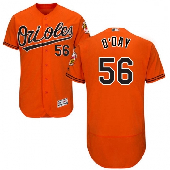 Mens Majestic Baltimore Orioles 56 Darren ODay Orange Alternate Flex Base Authentic Collection MLB Jersey Mens Majestic Baltimore Orioles 56 Darren ODay Orange Alternate Flex Base Authentic Collection MLB Jersey