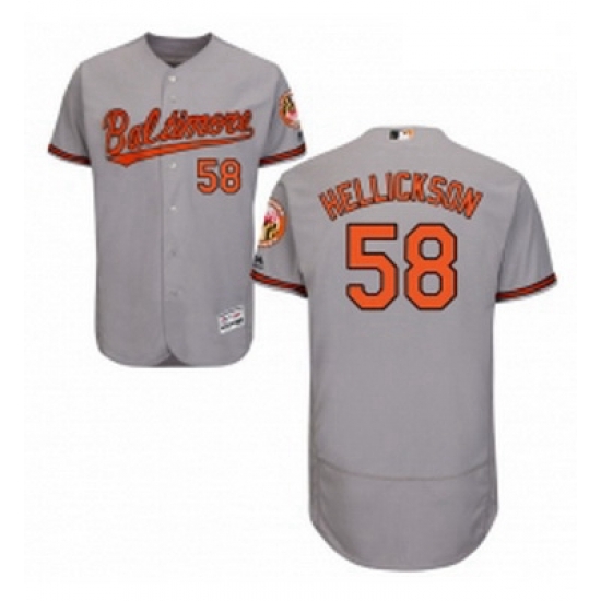 Mens Majestic Baltimore Orioles 58 Jeremy Hellickson Grey Flexbase Authentic Collection MLB Jersey Mens Majestic Baltimore Orioles 58 Jeremy Hellickson Grey Flexbase Authentic Collection MLB Jersey