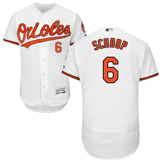 Mens Majestic Baltimore Orioles 6 Jonathan Schoop White Home Flex Base Authentic Collection MLB Jersey Mens Majestic Baltimore Orioles 6 Jonathan Schoop White Home Flex Base Authentic Collection MLB Jersey