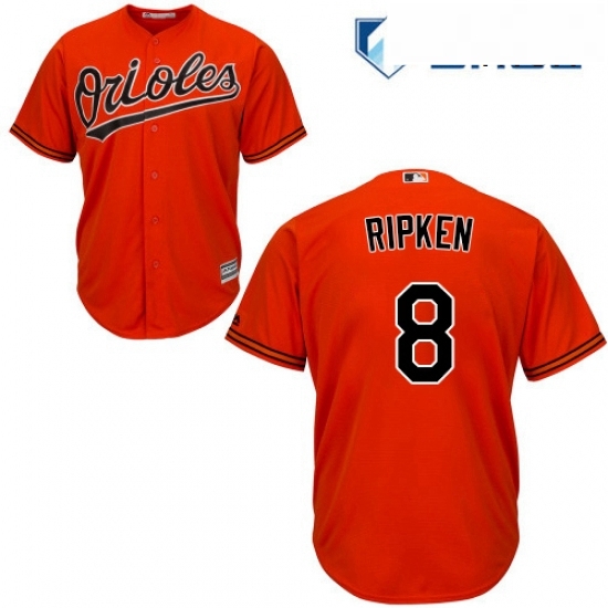 Mens Majestic Baltimore Orioles 8 Cal Ripken Replica Orange Alternate Cool Base MLB Jersey Mens Majestic Baltimore Orioles 8 Cal Ripken Replica Orange Alternate Cool Base MLB Jersey