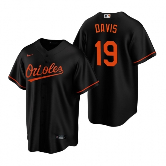 Mens Nike Baltimore Orioles 19 Chris Davis Black Alternate Stitched Baseball Jerse Mens Nike Baltimore Orioles 19 Chris Davis Black Alternate Stitched Baseball Jerse