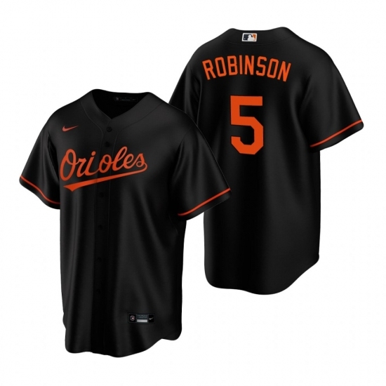 Mens Nike Baltimore Orioles 5 Brooks Robinson Black Alternate Stitched Baseball Jerse Mens Nike Baltimore Orioles 5 Brooks Robinson Black Alternate Stitched Baseball Jerse