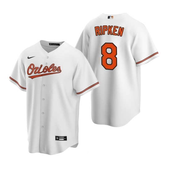 Mens Nike Baltimore Orioles 8 Cal Ripken Jr White Home Stitched Baseball Jerse Mens Nike Baltimore Orioles 8 Cal Ripken Jr White Home Stitched Baseball Jerse