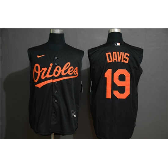 Orioles 19 Chris Davis Black Nike Cool Base Sleeveless Jersey Orioles 19 Chris Davis Black Nike Cool Base Sleeveless Jersey