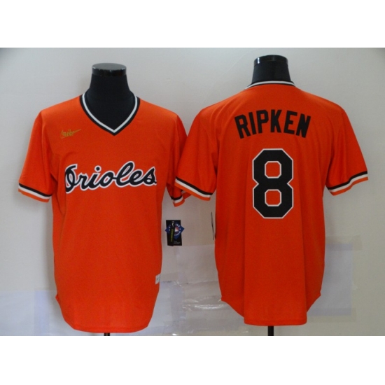 Orioles 8 Cal Ripken Jr Orange Nike Cool Base Throwback Jersey Orioles 8 Cal Ripken Jr Orange Nike Cool Base Throwback Jersey