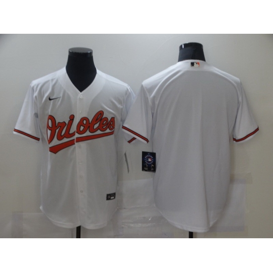 Men Baltimore Orioles Nike Blank Home 2020 MLB Team Jersey White Men Baltimore Orioles Nike Blank Home 2020 MLB Team Jersey White