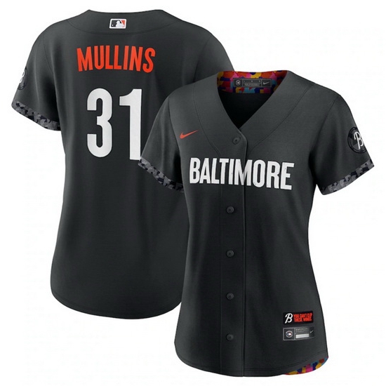 Women Baltimore Orioles 31 Cedric Mullins Black 2023 City Connect Stitched Baseball Jersey Women Baltimore Orioles 31 Cedric Mullins Black 2023 City Connect Stitched Baseball Jersey