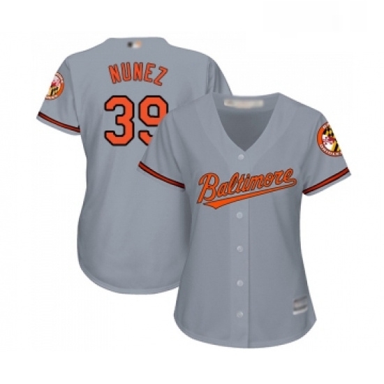 Womens Baltimore Orioles 39 Renato Nunez Replica Grey Road Cool Base Baseball Jersey Womens Baltimore Orioles 39 Renato Nunez Replica Grey Road Cool Base Baseball Jersey
