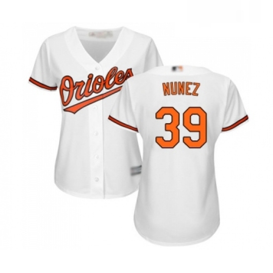 Womens Baltimore Orioles 39 Renato Nunez Replica White Home Cool Base Baseball Jersey Womens Baltimore Orioles 39 Renato Nunez Replica White Home Cool Base Baseball Jersey