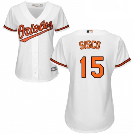Womens Majestic Baltimore Orioles 15 Chance Sisco Authentic White Home Cool Base MLB Jersey Womens Majestic Baltimore Orioles 15 Chance Sisco Authentic White Home Cool Base MLB Jersey