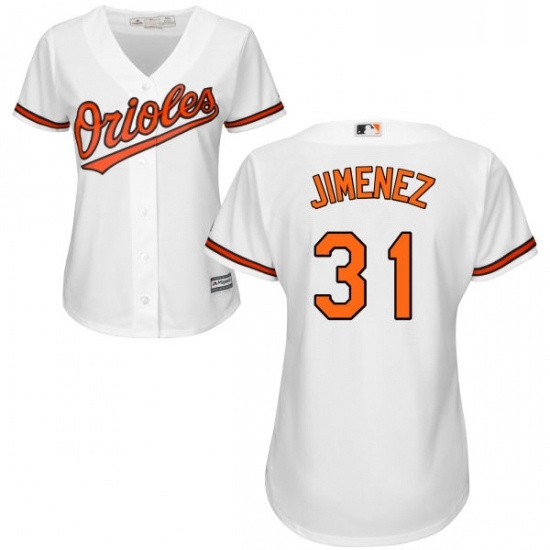 Womens Majestic Baltimore Orioles 31 Ubaldo Jimenez Replica White Home Cool Base MLB Jersey Womens Majestic Baltimore Orioles 31 Ubaldo Jimenez Replica White Home Cool Base MLB Jersey