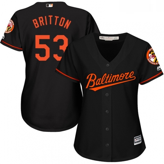 Womens Majestic Baltimore Orioles 53 Zach Britton Authentic Black Alternate Cool Base MLB Jersey Womens Majestic Baltimore Orioles 53 Zach Britton Authentic Black Alternate Cool Base MLB Jersey