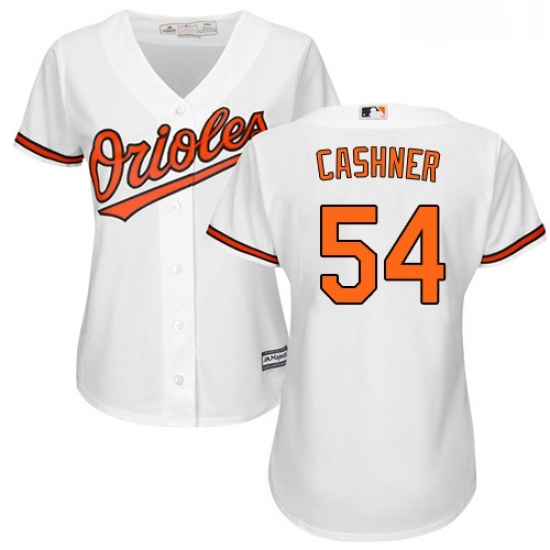 Womens Majestic Baltimore Orioles 54 Andrew Cashner Authentic White Home Cool Base MLB Jersey Womens Majestic Baltimore Orioles 54 Andrew Cashner Authentic White Home Cool Base MLB Jersey