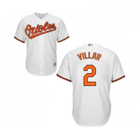 Youth Baltimore Orioles 2 Jonathan Villar Replica White Home Cool Base Baseball Jersey Youth Baltimore Orioles 2 Jonathan Villar Replica White Home Cool Base Baseball Jersey