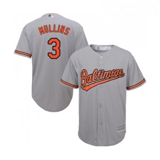 Youth Baltimore Orioles 3 Cedric Mullins Replica Grey Road Cool Base Baseball Jersey Youth Baltimore Orioles 3 Cedric Mullins Replica Grey Road Cool Base Baseball Jersey