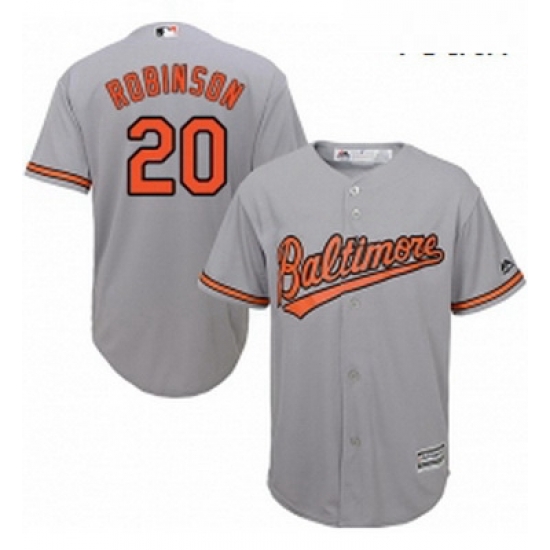 Youth Majestic Baltimore Orioles 20 Frank Robinson Authentic Grey Road Cool Base MLB Jersey Youth Majestic Baltimore Orioles 20 Frank Robinson Authentic Grey Road Cool Base MLB Jersey