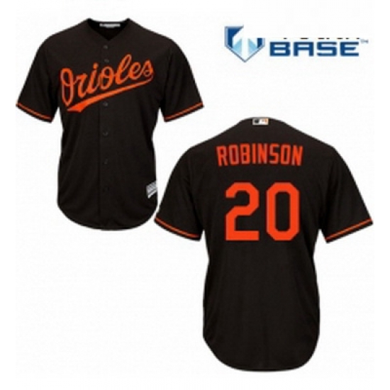 Youth Majestic Baltimore Orioles 20 Frank Robinson Replica Black Alternate Cool Base MLB Jersey Youth Majestic Baltimore Orioles 20 Frank Robinson Replica Black Alternate Cool Base MLB Jersey