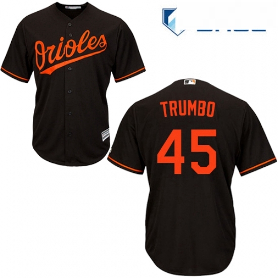 Youth Majestic Baltimore Orioles 45 Mark Trumbo Authentic Black Alternate Cool Base MLB Jersey Youth Majestic Baltimore Orioles 45 Mark Trumbo Authentic Black Alternate Cool Base MLB Jersey