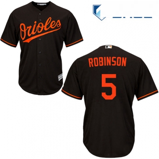 Youth Majestic Baltimore Orioles 5 Brooks Robinson Authentic Black Alternate Cool Base MLB Jersey Youth Majestic Baltimore Orioles 5 Brooks Robinson Authentic Black Alternate Cool Base MLB Jersey