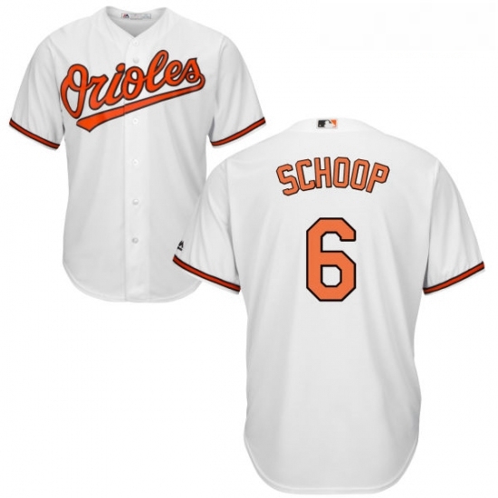 Youth Majestic Baltimore Orioles 6 Jonathan Schoop Authentic White Home Cool Base MLB Jersey Youth Majestic Baltimore Orioles 6 Jonathan Schoop Authentic White Home Cool Base MLB Jersey