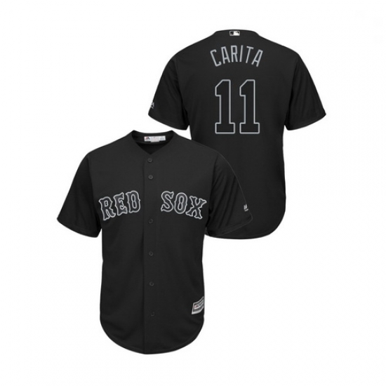 Men 2019 Players 27 Weekend Boston Red Sox 11 Rafael Devers Carita Black Jersey Men 2019 Players 27 Weekend Boston Red Sox 11 Rafael Devers Carita Black Jersey
