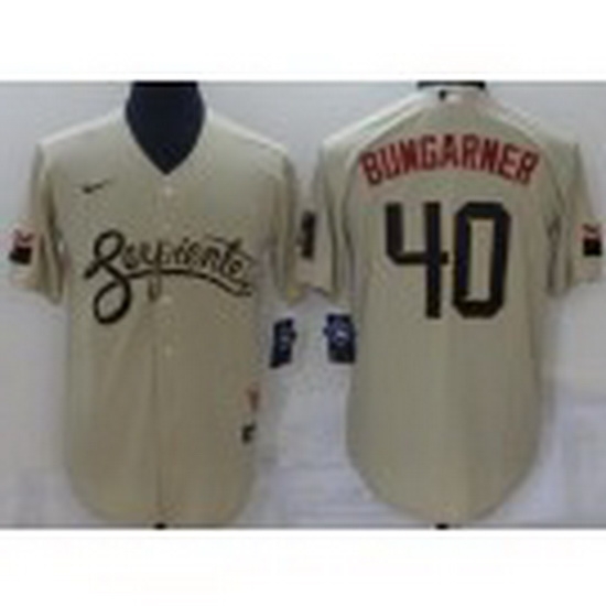 Men Arizona Diamondback 40 Madison Bumgarner Gold 2021 City Connect Stitched MLB Cool Base Nike Jersey Men Arizona Diamondback 40 Madison Bumgarner Gold 2021 City Connect Stitched MLB Cool Base Nike Jersey