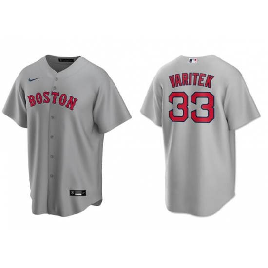 Men BOSTON RED SOX GREY ROAD JASON VARITEK #33 Stitched MLB Cool Base JERSEY Men BOSTON RED SOX GREY ROAD JASON VARITEK #33 Stitched MLB Cool Base JERSEY
