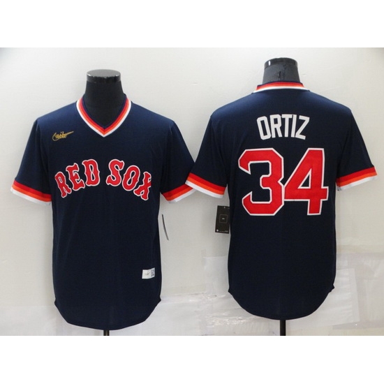 Men Boston Red Sox 34 David Ortiz Navy Stitched Baseball jersey Men Boston Red Sox 34 David Ortiz Navy Stitched Baseball jersey