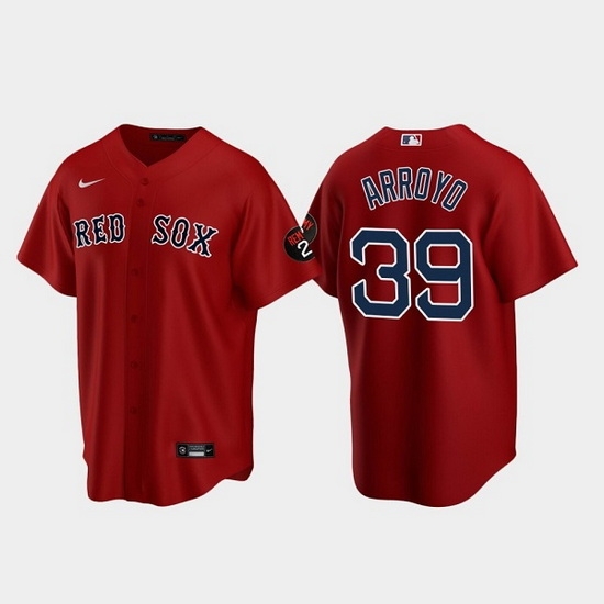 Men Boston Red Sox 39 Christian Arroyo Red Cool Base Stitched Baseball Jerse Men Boston Red Sox 39 Christian Arroyo Red Cool Base Stitched Baseball Jerse