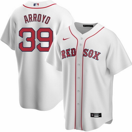 Men Boston Red Sox 39 Christian Arroyo White Cool Base Stitched Baseball Jerse Men Boston Red Sox 39 Christian Arroyo White Cool Base Stitched Baseball Jerse