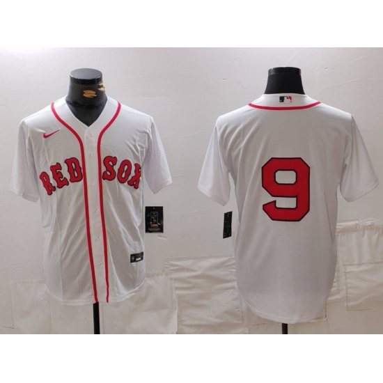 Men Boston Red Sox 9 Ted Williams White Stitched Baseball Jersey Men Boston Red Sox 9 Ted Williams White Stitched Baseball Jersey