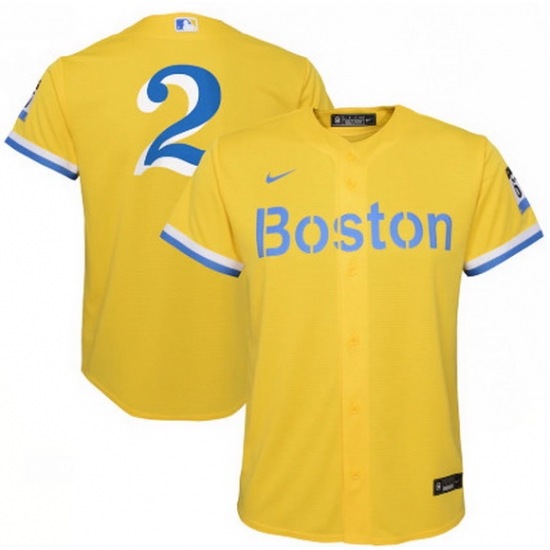 Men Boston Red Sox Xander Bogaerts Nike Gold Light Blue 2021 City Connect Player Jersey Men Boston Red Sox Xander Bogaerts Nike Gold Light Blue 2021 City Connect Player Jersey