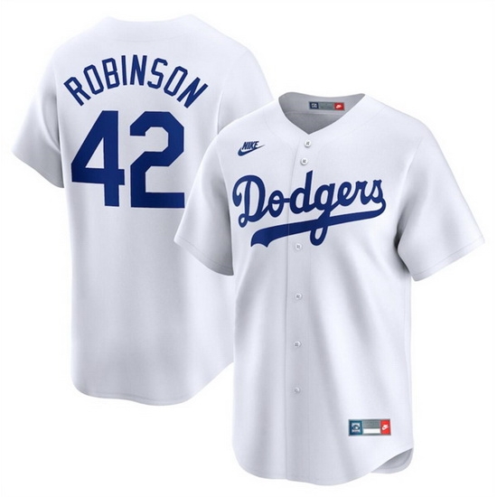 Men Brooklyn Dodgers 42 Jackie Robinson White Throwback Cooperstown Collection Limited Stitched Baseball Jersey Men Brooklyn Dodgers 42 Jackie Robinson White Throwback Cooperstown Collection Limited Stitched Baseball Jersey