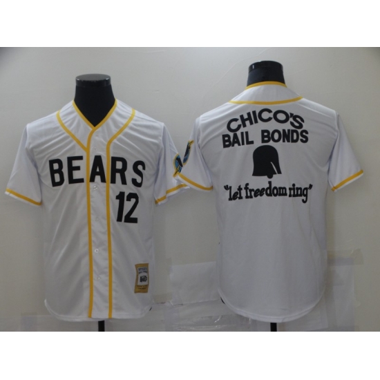 Men Chicago Bears Film Bail Bonds Let Freedom Ring White Base Ball Jersey Men Chicago Bears Film Bail Bonds Let Freedom Ring White Base Ball Jersey