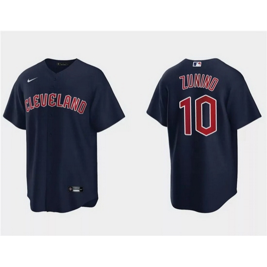 Men Cleveland Guardians 10 Mike Zunino Navy Cool Base Stitched Jersey Men Cleveland Guardians 10 Mike Zunino Navy Cool Base Stitched Jersey