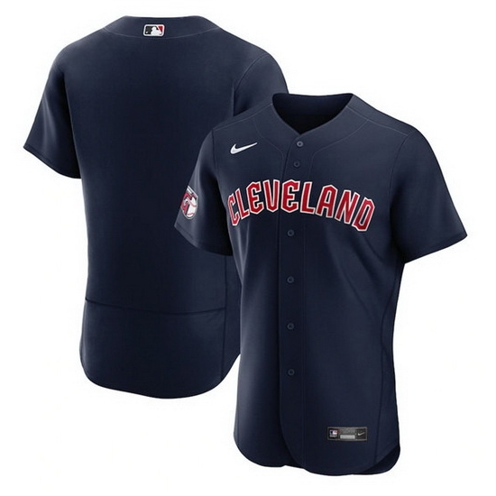 Men Cleveland Guardians Blank Navy Flex Base Stitched jersey Men Cleveland Guardians Blank Navy Flex Base Stitched jersey