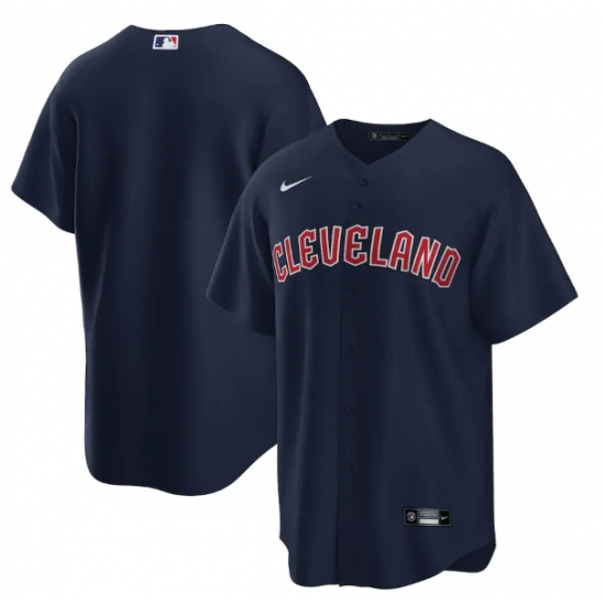 Men Cleveland Guardians Navy Cool Base Stitched Baseball Jersey Men Cleveland Guardians Navy Cool Base Stitched Baseball Jersey