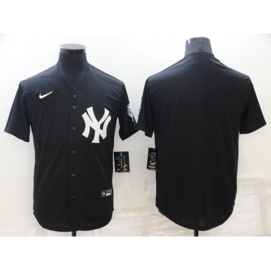 Men Nike New York Yankee Blank Black Cool Base Cool Base Jersey Men Nike New York Yankee Blank Black Cool Base Cool Base Jersey