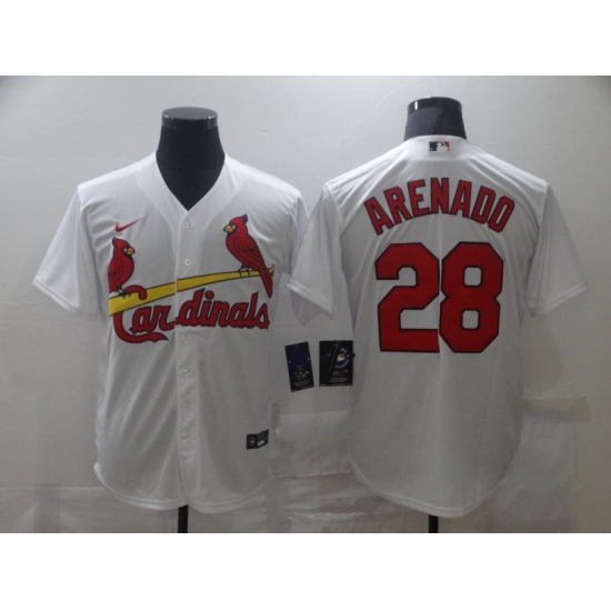 Men Nike St.Louis Cardinals Nolan Arenado 28 White Nike Cool Base Jersey Men Nike St.Louis Cardinals Nolan Arenado 28 White Nike Cool Base Jersey