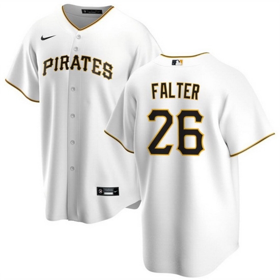 Men Pittsburgh Pirates 26 Bailey Falter White Cool Base Stitched Baseball Jersey Men Pittsburgh Pirates 26 Bailey Falter White Cool Base Stitched Baseball Jersey
