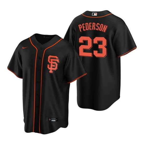 Men San Francisco New York Giants 23 Joc Pederson Black Cool Base Stitched Jerse Men San Francisco New York Giants 23 Joc Pederson Black Cool Base Stitched Jerse
